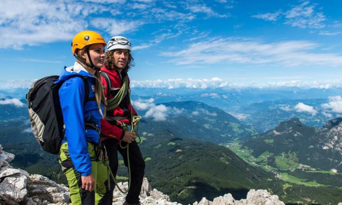 Klettern und Wandern auf der Seiser Alm